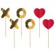 Iubire XOXO băț decorativ 6 buc.