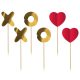 Iubire XOXO Red Baston decorativ XOXO, set de 6