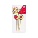 Iubire XOXO Red Baston decorativ XOXO, set de 6
