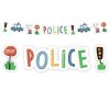 Poliție Beep semn de hârtie 3 m