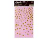 Roz B&C Gold Dots față de masă din folie 137x183 cm