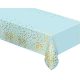 La mulți ani B&C Gold Dots Față de masă din folie albastră 137x183 cm