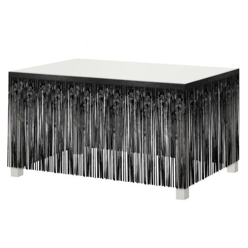 Party B&C Black Decorațiune de masă neagră 300 cm