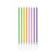 Colorat Pastel Mix, lumânare de tort, set de lumânări, 8 bucăți