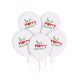 Crăciun Crăciun Fericit, balon, 5 buc 12 inch (30cm)