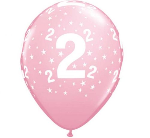 Colorat Happy Birthday 2 Pastel balon, balon 6 bucăți 11 inch (28 cm)