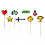 Gamer Game On Batoane decorative pentru jocuri 8 buc