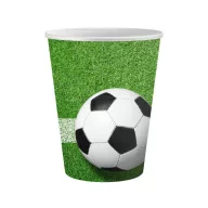 Fotbal Field pahar de hârtie 6 buc, 200 ml