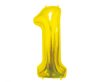 Numere Gold, Balon de folie cu cifra 1 de 85 cm