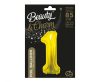 Numere Gold, Balon de folie cu cifra 1 de 85 cm