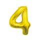 Numere Gold, Balon folie numărul 4 85 cm