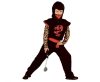 Ninja Costum Red Dragon Ninja 130/140 cm