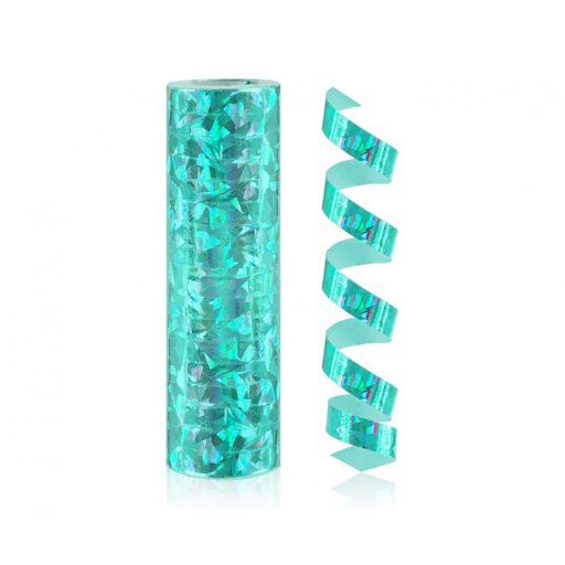 Colorat Holographic Turquoise Serpentină albastră 4 m