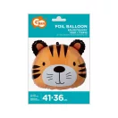 Tigru Head balon folie 41 cm