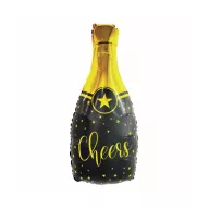   Sărbătorește B&C Champagne Cheers Balon folie sticla de sampanie 76 cm