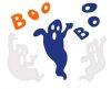 Halloween, Boo sticker geam set