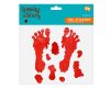 Bloody Feet, Bloody Footprint sticker geam set