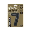 Numere B&C Matt Black Balon din folie numărul 7 negru 85 cm