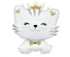 Pisică White balon folie 49 cm