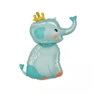 Elefant Elephant with Crown balon folie 70 cm