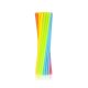 Colorat Colorful paie de plastic 10 buc