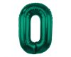 B&C Bottle Green, Verde Balon folie cifra 0 85 cm