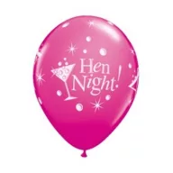   Petrecerea burlacitelor Hen Night balon, 6 bucăți 12 inci (30cm)