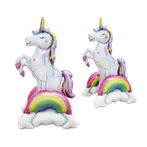 Unicorn Rainbow 3D balon din folie 94 cm