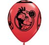Avengers Red balon, balon 6 bucăți 12 inch (30cm)
