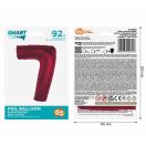 Numere Red Balon din folie roșie cu numărul 7 92 cm