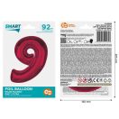 Numere Red Balon din folie roșu numărul 9, 92 cm