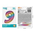 Numere Rainbow Balon din folie colorat număr 9, 92 cm