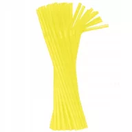Colorat Yellow paie din plastic 50 buc