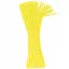 Colorat Yellow paie din plastic 50 buc