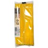 Colorat Yellow paie din plastic 50 buc