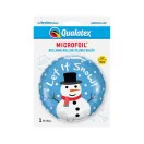 Crăciun Let It Snow, Băiat de zăpadă balon de folie 46 cm