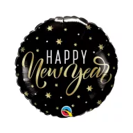 An Nou Fericit! Balon folie Happy New Year Stars 46 cm