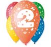Happy Birthday 2 Star balon, balon 5 bucăți 12 inch (30cm)