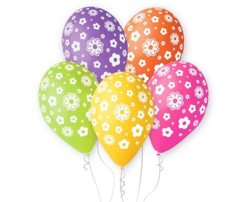 Floare Colorful balon, balon 5 bucăți 12 inch (30 cm)