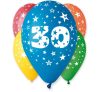 Happy Birthday 30 Star balon, balon 5 bucăți 12 inch (30cm)