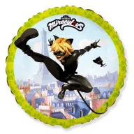   Miraculos: Buburuza și Motan Noir Cat Noir balon din folie 46 cm (WP)