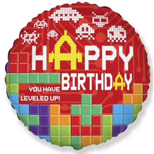 Lego model Happy Birthday Bricks balon folie 46 cm (WP) )