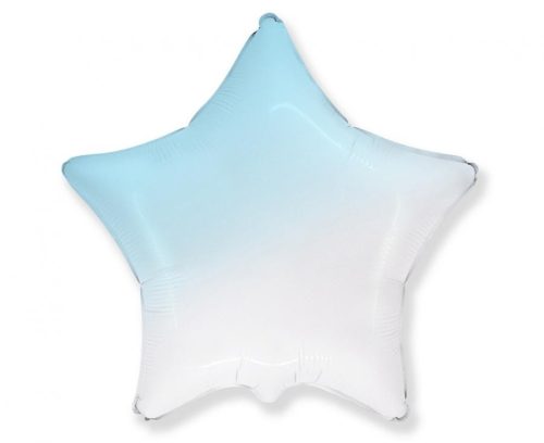 White-blue Star , Stea balon folie 50 cm (WP) ) )