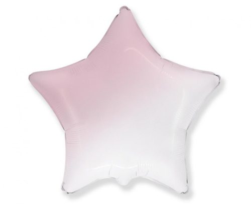 White-pink Star , Stea balon folie 50 cm (WP) )
