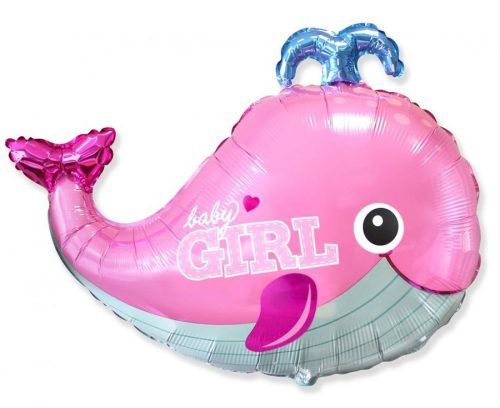 Balenă Bebe Girl balon folie 61 cm (WP)