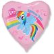 Micul meu ponei Rainbow balon folie 45 cm