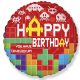 Lego model Happy Birthday Bricks balon folie 48 cm
