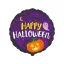 Halloween Balon din folie Happy Purple 48 cm