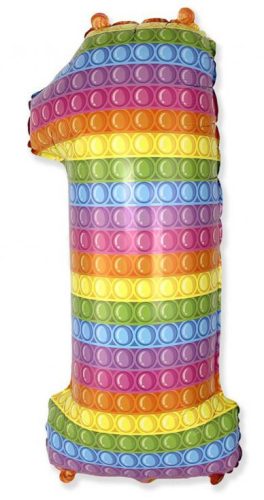 Pop It Balon folie cifra 1 69 cm (WP)