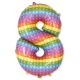 Numere Pop It Număr 8 balon folie 69 cm (WP)